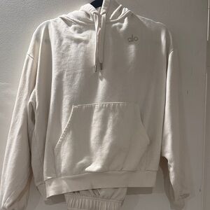 ALO Yoga Cream Hoodie & pants